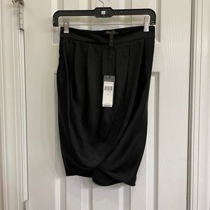 BCBGMAXARZIA Black Silk skirt